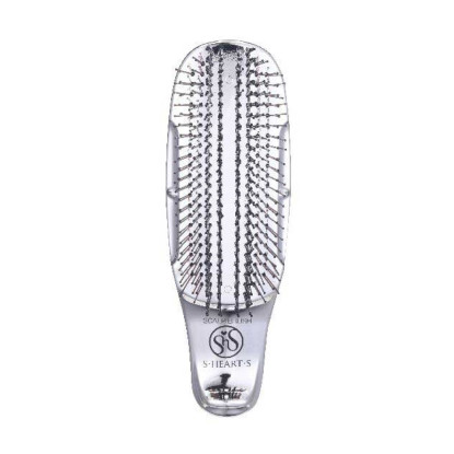 Scalp Brush Plus Short Silver