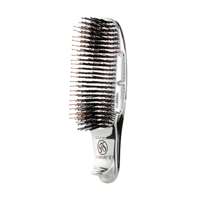 Scalp Brush Plus Short Silver