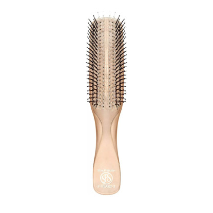 Scalp Brush World Long Pink Gold