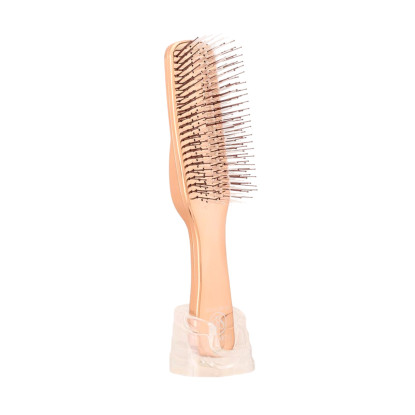Scalp Brush World Long Pink Gold