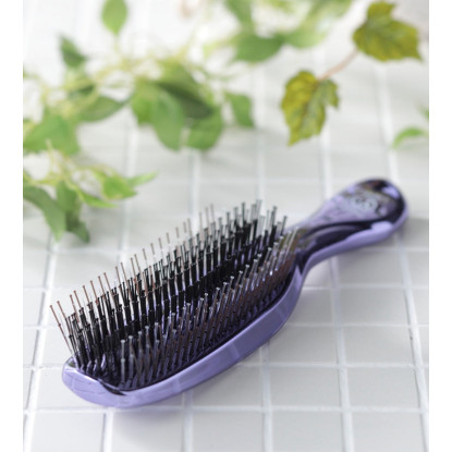 Scalp Brush World Premium Long Hairbrush Purple