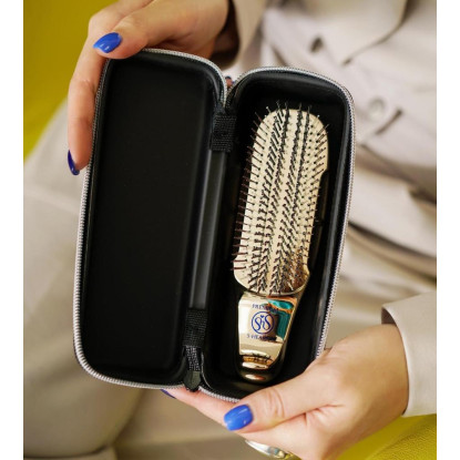 Semi-Hard Comb Case Black for Short Brushes
