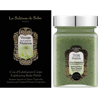 Malaisie Exfoliating Polish Jasmin and Tropical Flowers Fragrance