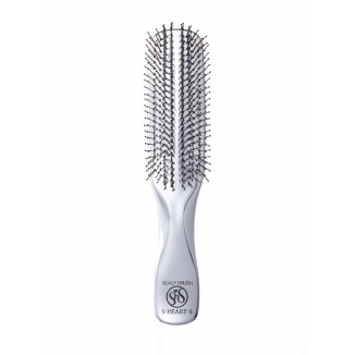 Scalp Brush Plus Long Silver