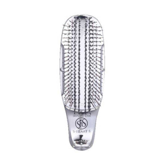 Scalp Brush Plus Short Silver