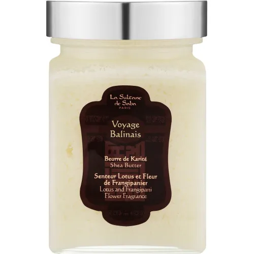 Voyage Balinais Shea Butter Lotus and Frangipani Flower Fragrance