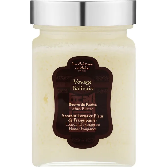 Voyage Balinais Shea Butter Lotus and Frangipani Flower Fragrance