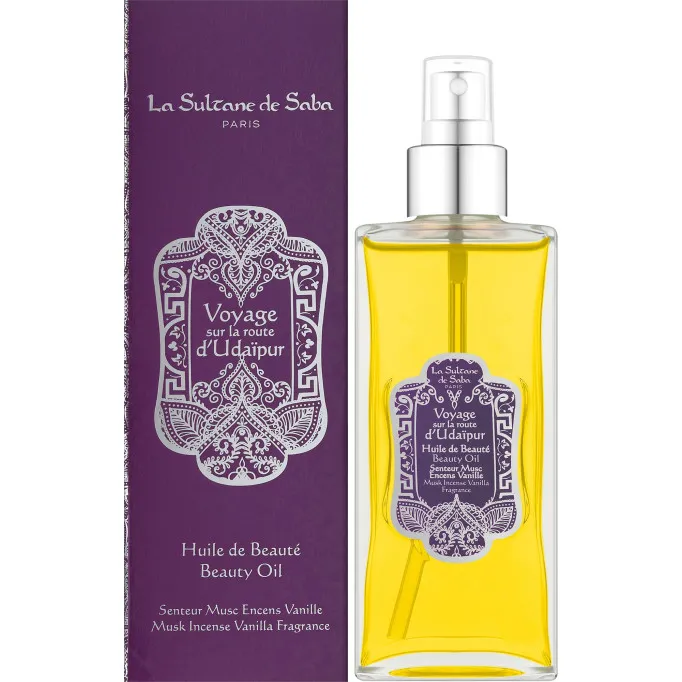 d'Udaipur Huile de Beaute Beauty Oil Musc Encense Vanilla Fragrance
