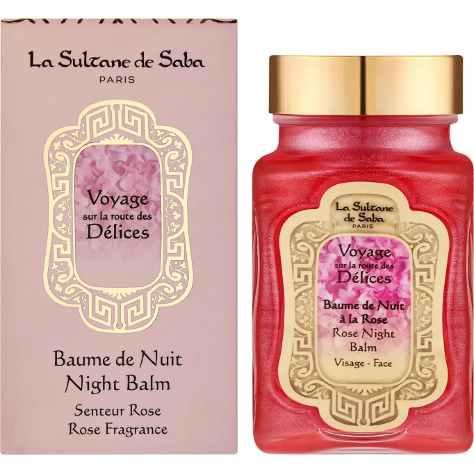 Voyage Sur La Route Des Delices Rose Night Balm Vicage - Face