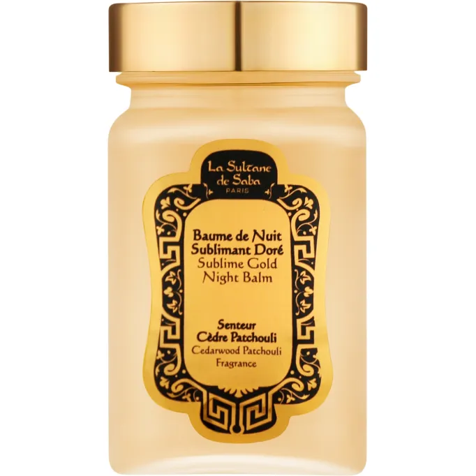 Sublime Gold Night Balm Cedar and Patchouli Fragrance