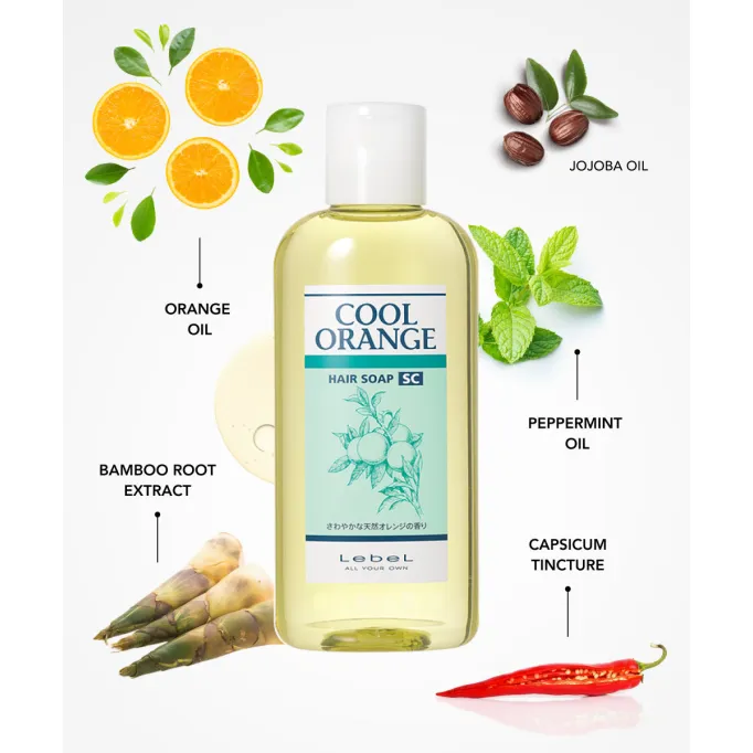Cool Orange Hair Soap SC Revitalizing Shampoo