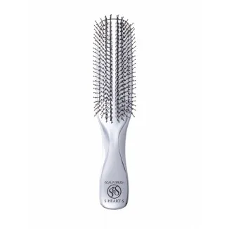 Scalp Brush Plus Long Silver