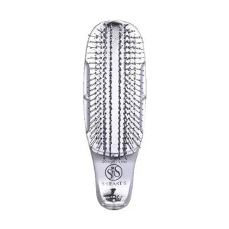 Scalp Brush Plus Short Silver