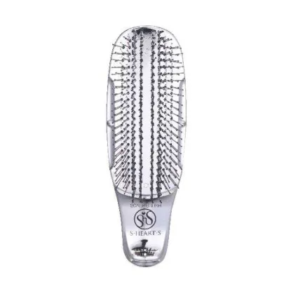 Scalp Brush Plus Short Silver