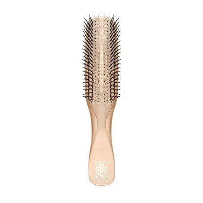 Scalp Brush World Long Pink Gold