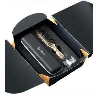 Scalp Brush World Premium Long Champagne Gold Gift Box