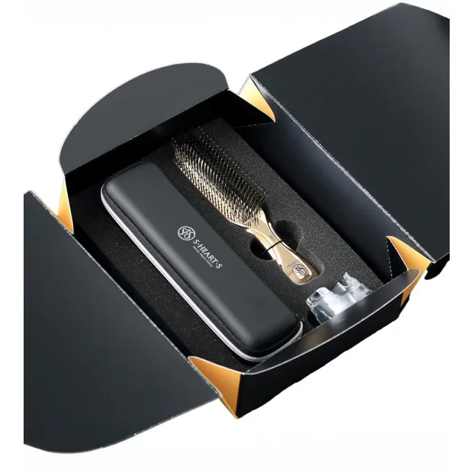 Scalp Brush World Premium Long Champagne Gold Gift Box