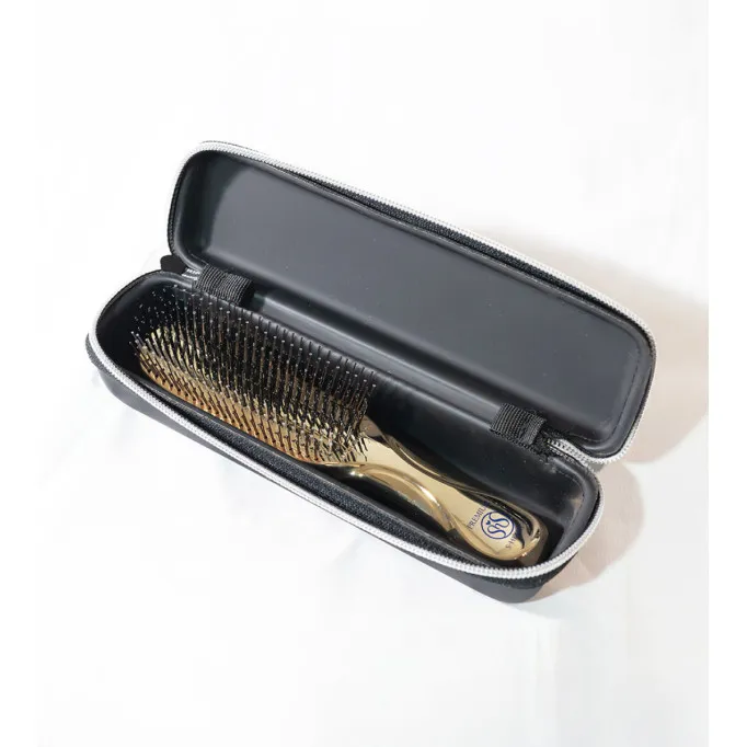 Semi-Hard Comb Case Black for Long Brushes