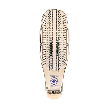 Scalp Brush World Premium Short Champagne Gold Gift Box