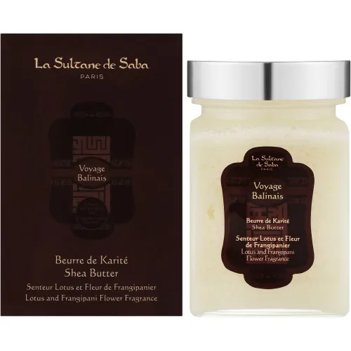Voyage Balinais Shea Butter Lotus and Frangipani Flower Fragrance
