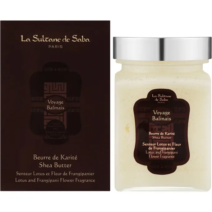 Voyage Balinais Shea Butter Lotus and Frangipani Flower Fragrance
