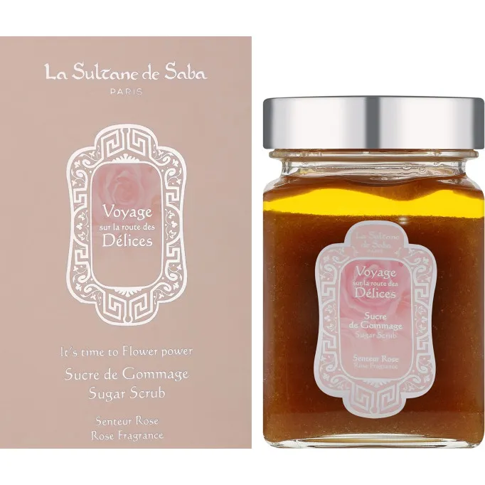 Delices  Sugar Scrub Rose Fragrance
