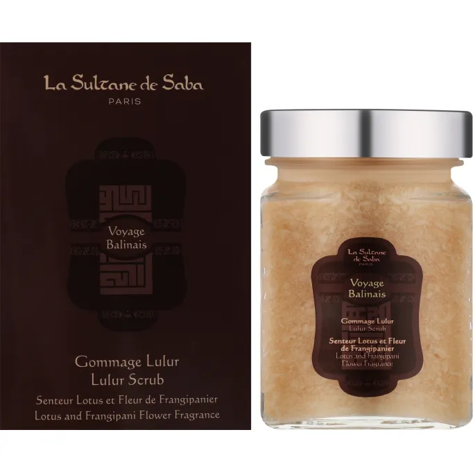 Voyage Balinais Lulur Scrub Lotus and Frangipani Flower Fragrance