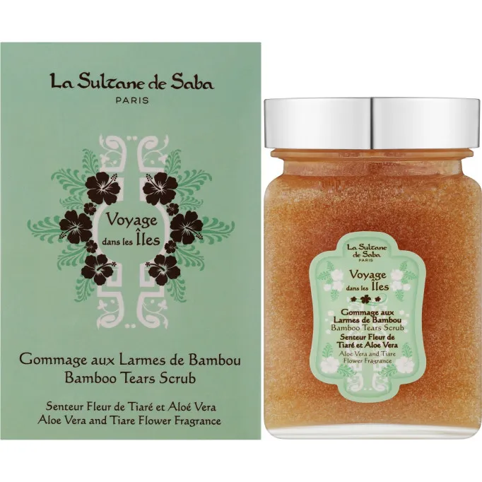 Bamboo Tears Scrub Aloe Vera and Tiare Flower Fragrance