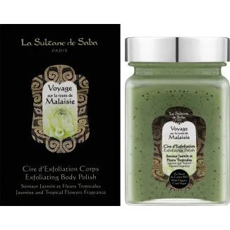 Malaisie Exfoliating Polish Jasmin and Tropical Flowers Fragrance