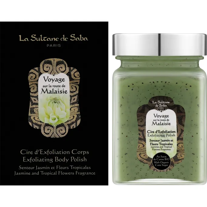 Malaisie Exfoliating Polish Jasmin and Tropical Flowers Fragrance