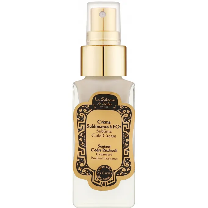 Sublime Gold Cream Cedar and Patchouli Fragrance