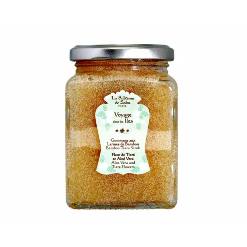 Bamboo Tears Scrub Aloe Vera and Tiare Flower Fragrance