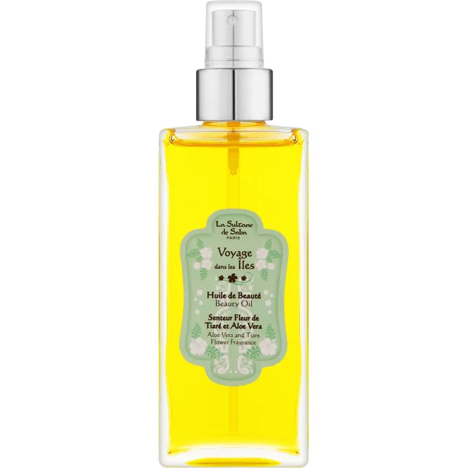 Beauty Oil Aloe Vera and Tiare Flower Fragrance
