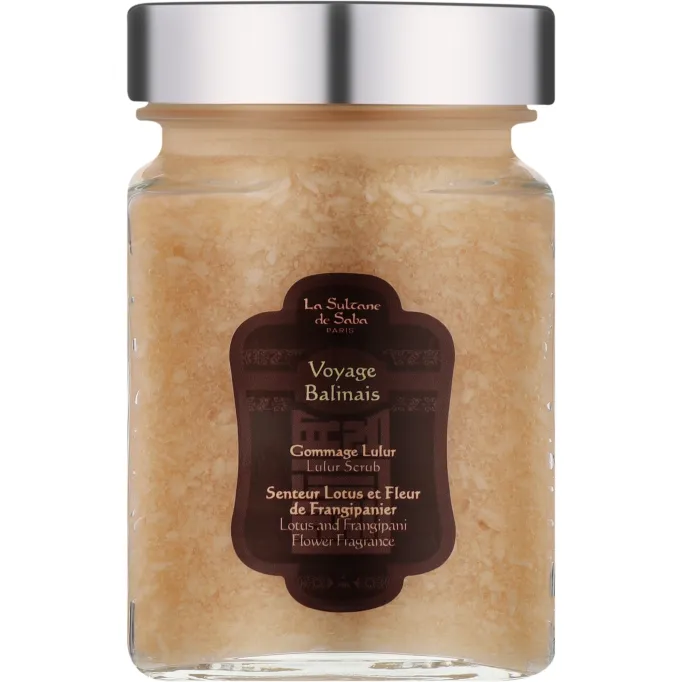 Voyage Balinais Lulur Scrub Lotus and Frangipani Flower Fragrance