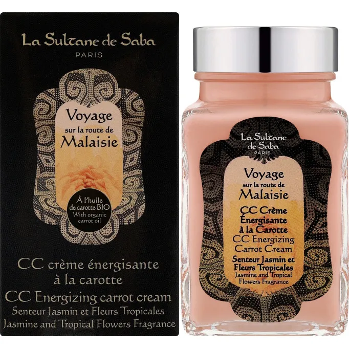 Malaisie CC Energizing Carrot Cream Jasmin and Tropical Flowers Fragrance