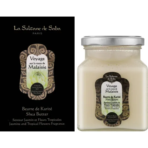 Malaisie Shea Butter Jasmin and Tropical Flowers Fragrance