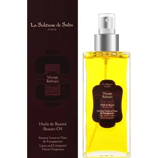 Voyage Balinais Beauty Oil Lotus and Frangipani Flower Fragrance
