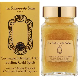 Sublime Gold Scrub Cedar and Patchouli Fragrance
