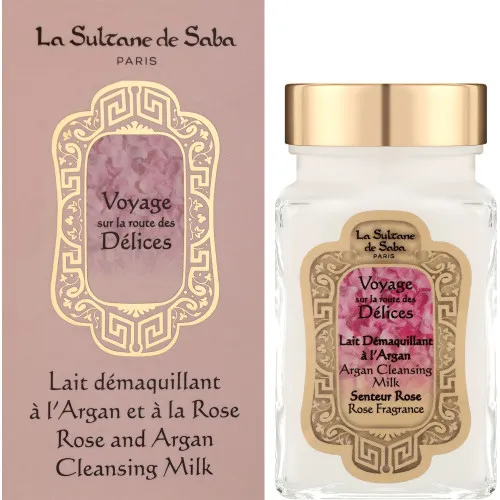 Voyage Sur La Route Des Delices Argan Cleansing Milk Rose Fragrance