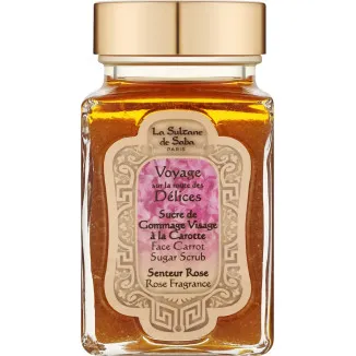 Voyage Sur La Route Des Delices Face Carrot Sugar Scrub Rose Fragrance